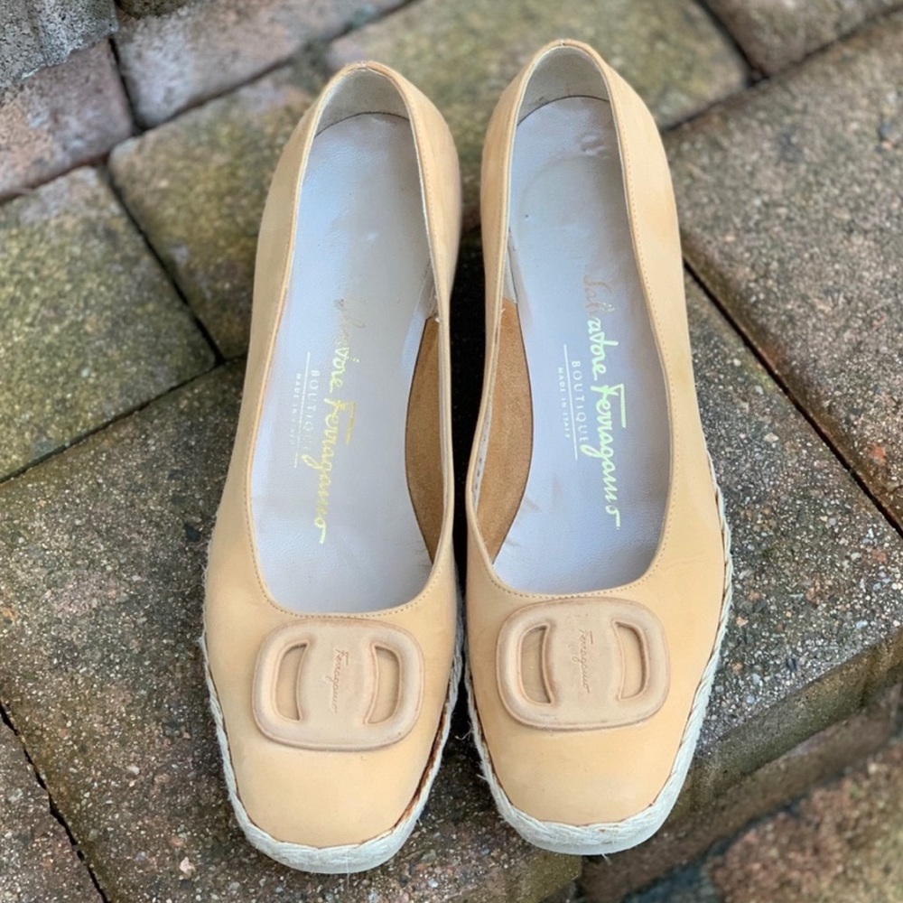 Salvatore Ferragamo Espadrille Wedges